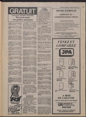Le Soleil de Colombie, June 24, 1977, page 19