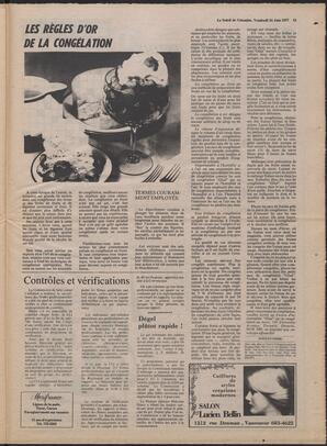 Le Soleil de Colombie, June 24, 1977, page 17
