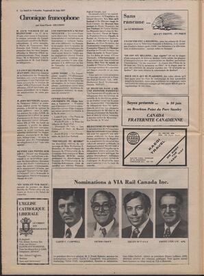 Le Soleil de Colombie, June 24, 1977, page 4