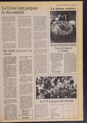 Le Soleil de Colombie, June 17, 1977, page 21