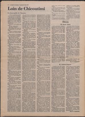 Le Soleil de Colombie, June 10, 1977, page 16