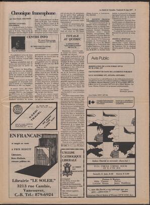 Le Soleil de Colombie, June 10, 1977, page 13