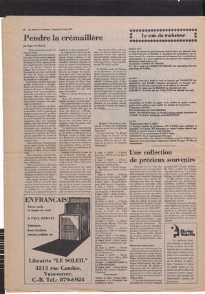 Le Soleil de Colombie, June 3, 1977, page 16