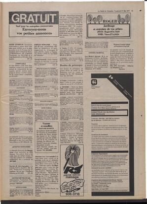 Le Soleil de Colombie, May 27, 1977, page 18