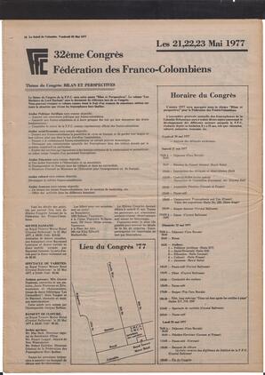 Le Soleil de Colombie, May 20, 1977, page 20