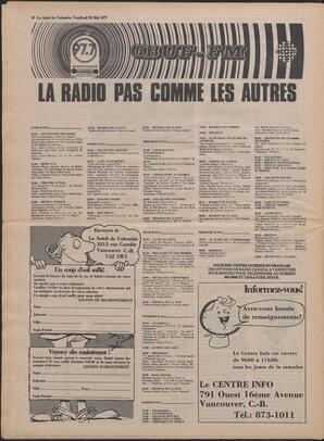 Le Soleil de Colombie, May 20, 1977, page 14