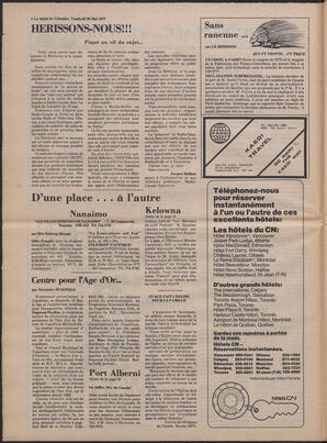 Le Soleil de Colombie, May 20, 1977, page 4