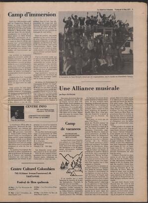 Le Soleil de Colombie, May 13, 1977, page 13