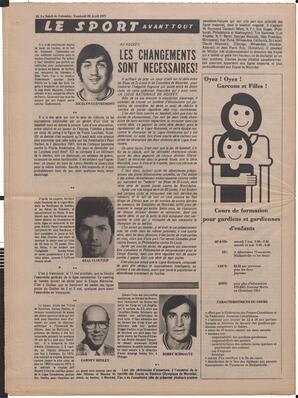 Le Soleil de Colombie, April 29, 1977, page 20
