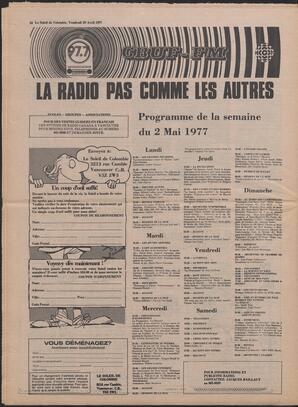 Le Soleil de Colombie, April 29, 1977, page 14
