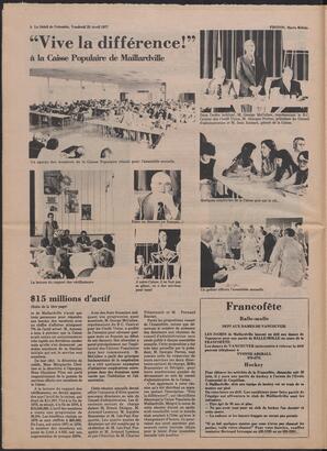 Le Soleil de Colombie, April 29, 1977, page 8
