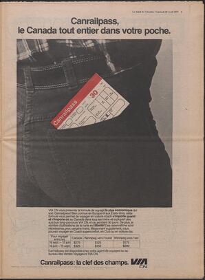 Le Soleil de Colombie, April 29, 1977, page 5
