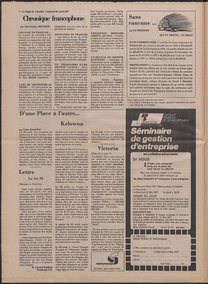 Le Soleil de Colombie, April 29, 1977, page 4