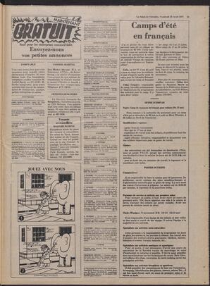 Le Soleil de Colombie, April 22, 1977, page 22