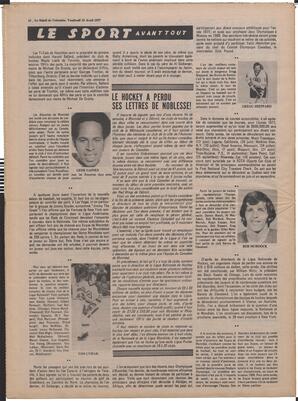Le Soleil de Colombie, April 15, 1977, page 20