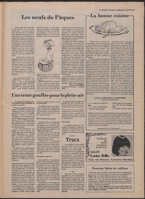 Le Soleil de Colombie, April 8, 1977, page 17