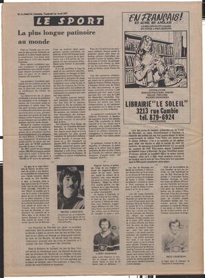 Le Soleil de Colombie, April 1, 1977, page 20