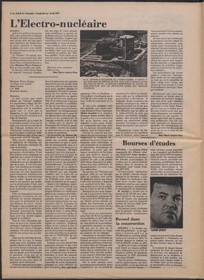 Le Soleil de Colombie, April 1, 1977, page 6