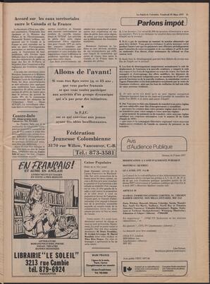 Le Soleil de Colombie, March 25, 1977, page 14