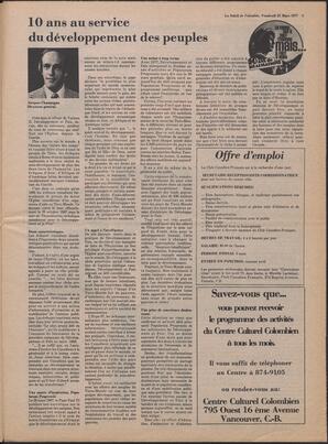 Le Soleil de Colombie, March 25, 1977, page 5