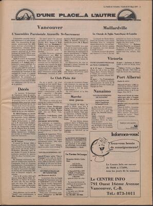 Le Soleil de Colombie, March 25, 1977, page 3