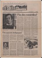 Le Soleil de Colombie, March 18, 1977
