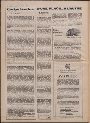Le Soleil de Colombie, March 18, 1977, page 4