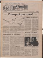 Le Soleil de Colombie, March 11, 1977