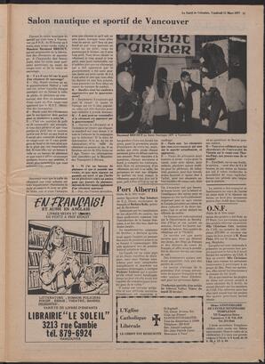 Le Soleil de Colombie, March 11, 1977, page 15