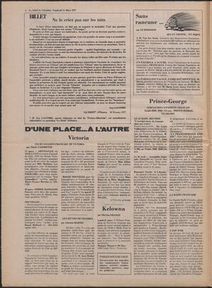 Le Soleil de Colombie, March 11, 1977, page 4