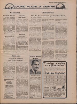 Le Soleil de Colombie, March 11, 1977, page 3