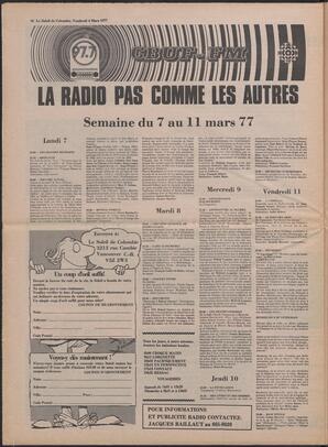 Le Soleil de Colombie, March 4, 1977, page 9