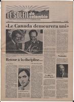 Le Soleil de Colombie, February 25, 1977