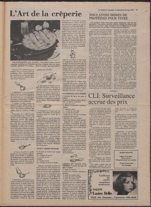 Le Soleil de Colombie, February 25, 1977, page 17