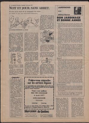 Le Soleil de Colombie, February 18, 1977, page 16