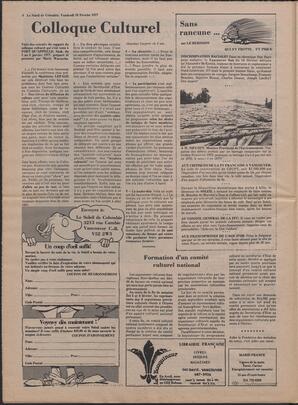 Le Soleil de Colombie, February 18, 1977, page 8