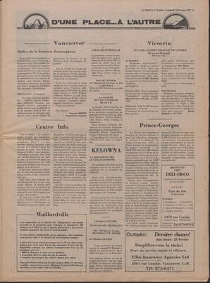 Le Soleil de Colombie, February 18, 1977, page 3