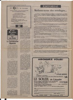 Le Soleil de Colombie, February 11, 1977, page 2