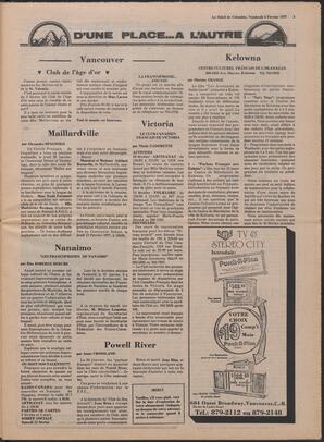 Le Soleil de Colombie, February 4, 1977, page 3