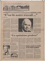 Le Soleil de Colombie, January 21, 1977