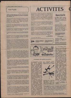 Le Soleil de Colombie, January 14, 1977, page 8