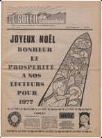 Le Soleil de Colombie, December 24, 1976