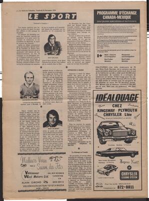 Le Soleil de Colombie, December 24, 1976, page 24