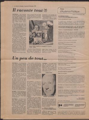 Le Soleil de Colombie, December 24, 1976, page 20