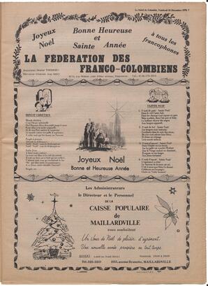 Le Soleil de Colombie, December 24, 1976, page 7