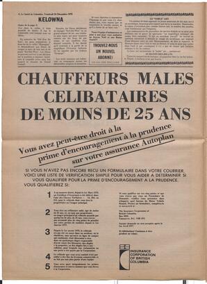 Le Soleil de Colombie, December 24, 1976, page 6