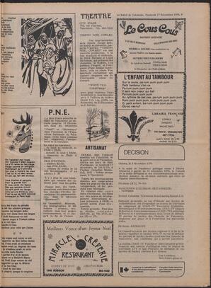 Le Soleil de Colombie, December 17, 1976, page 13