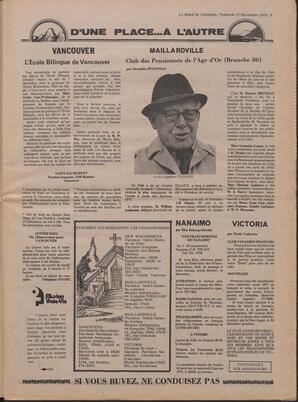 Le Soleil de Colombie, December 17, 1976, page 3