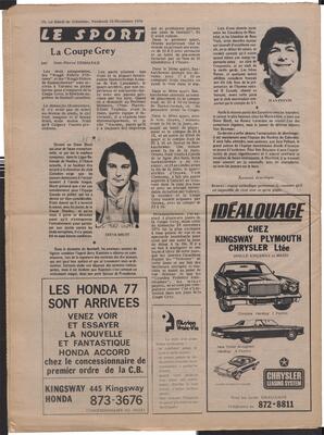 Le Soleil de Colombie, December 12, 1976, page 20