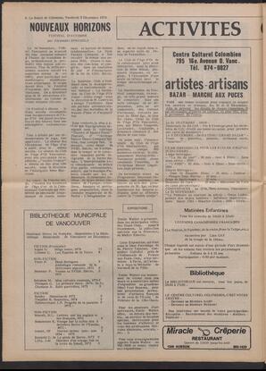 Le Soleil de Colombie, December 3, 1976, page 8